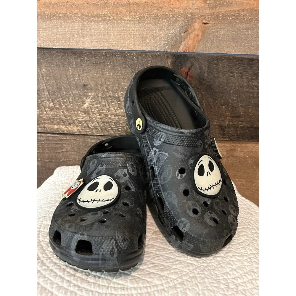 Crocs Tim Burtons‎ Nightmare Before Christmas Glow in The Dark W9 M7